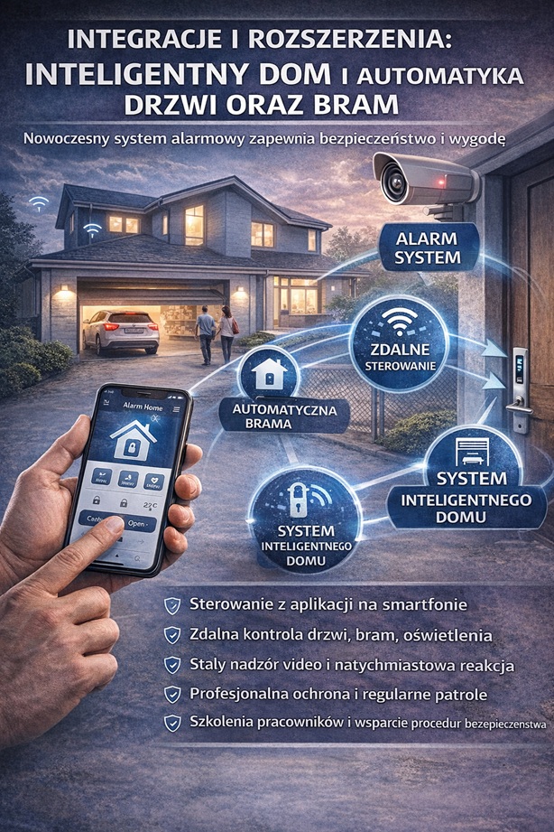Integracje i&nbsp;rozszerzenia: inteligentny dom i&nbsp;automatyka drzwi oraz&nbsp;bram